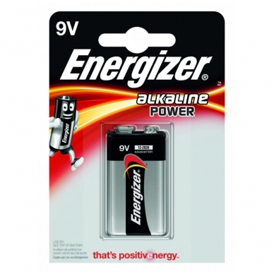 Energizer 9V/6LR61, Alkaline Power