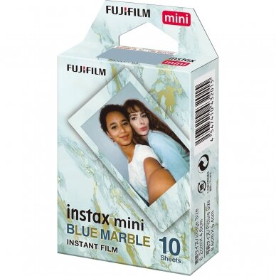 FujiFilm Instax mini BLUE MARBLE 10 lapelių