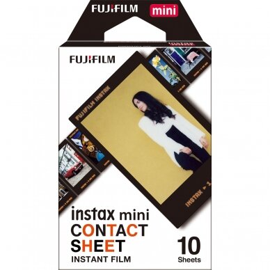 FujiFilm Instax Mini Contact Sheet 10 lapelių