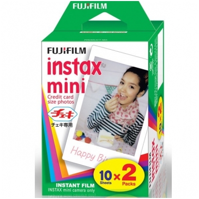 FujiFilm Instax mini film 2x10 lapelių