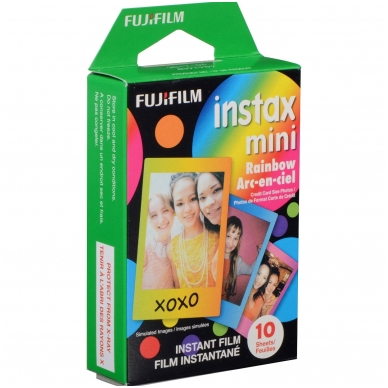 FujiFilm Instax mini Rainbow 10 lapelių