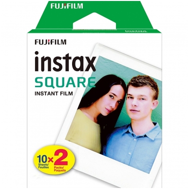Fujifilm Instax SQUARE GLOSSY 2x10 lapelių