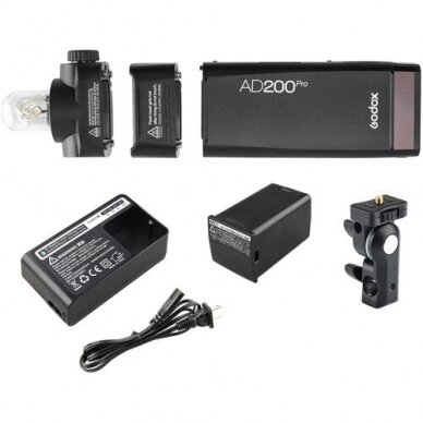 Godox AD200 Pro TTL Kit | UAB Fotohobis - Specializuota fotoprekių 
