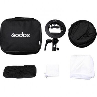 Godox SGGV Softbox 60x60cm su S2 Bracket + grid 5