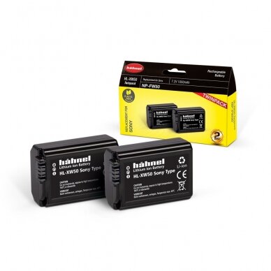 Sony HL-XW50 dvi baterijos (NP-FW50)