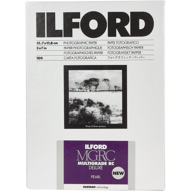 Ilford Multigrade RC Deluxe Pearl 12.7x17.8cm 25 vnt.