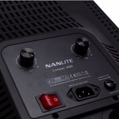 Nanlite COMPAC 68B BI-COLOR LED (2- kit) Rinkinys