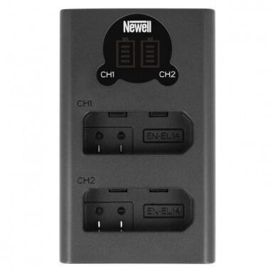 Newell kroviklis LCD-USB-C EN-EL14 baterijai Newell kroviklis LCD-USB-C EN-EL14 baterijai