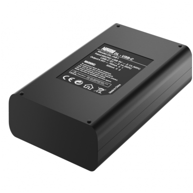 Newell LCD-USB-C dviejų kanalų kroviklis Osmo Action baterijai