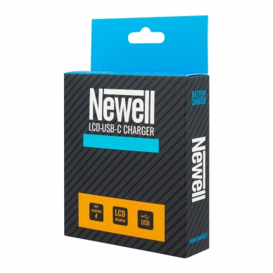 Newell LCD USB-C 2 kanalų kroviklis NP-FW50 baterijai