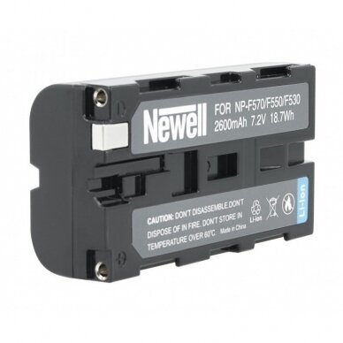Newell LCD-USB-C dviejų kanalų kroviklis su NP-F550 baterija 2