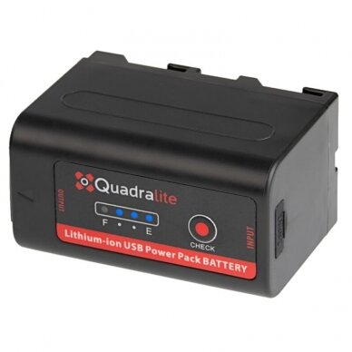 Quadralite NP-F750 Baterija su USB