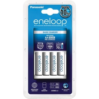 Baterijos Panasonic Eneloop  AAA (K-KJ18MCC04E)