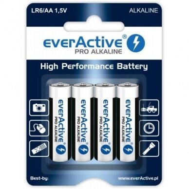 EverActive pro alkaline 4xAA