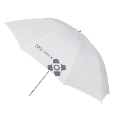 Quadralite Transparent White Umbrella 1