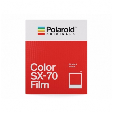 Polaroid Originals SX-70 Color momentinės plokštelės baltu rėmeliu 2
