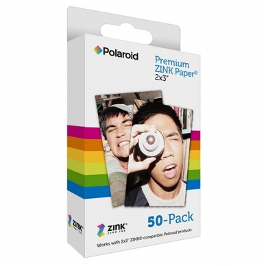 Polaroid ZINK Premium Zink Paper 2x3" 50 sheets 50 lapelių
