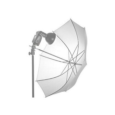 Quadralite Transparent White Umbrella 3