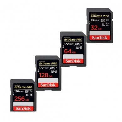 SanDisk Extreme Pro SDXC 200mb/s V30 U3