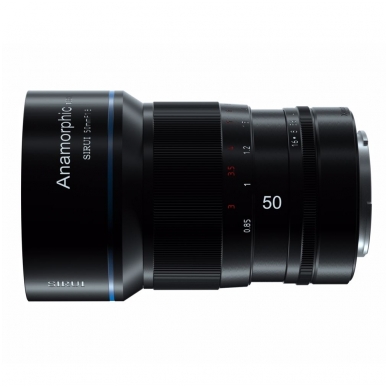 Sirui Anamorphic Lens 1.33x 50mm f1.8 3