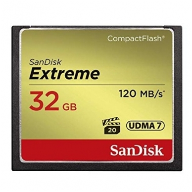 SanDisk CompactFlash Extreme CF 120MB/s 1