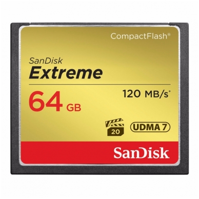 SanDisk CompactFlash Extreme CF 120MB/s 2
