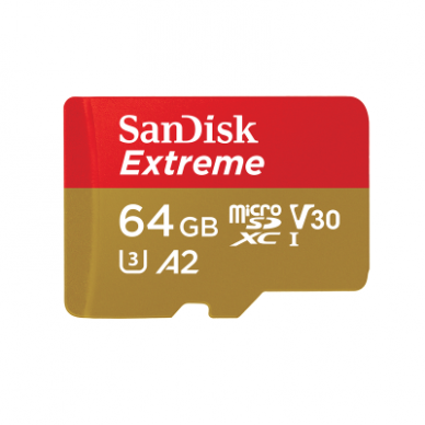 SanDisk Extreme microSDXC V30 A2 160MB/s 2