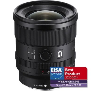 Sony FE 20mm f1.8 G