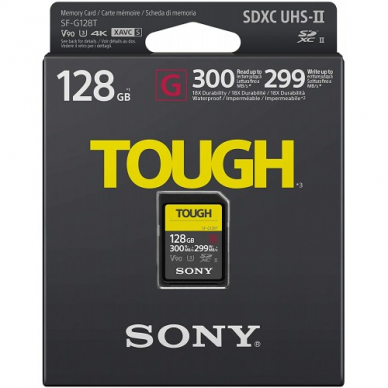 Sony SDXC G Tough series UHS-II U3 V90 1