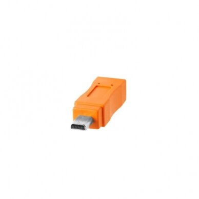 TetherPro USB-C to 2.0 Mini-B 8-Pin kabelis
