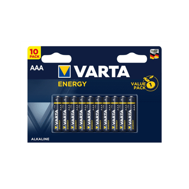 Varta Energy baterijos 10 vnt AAA