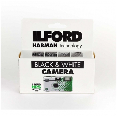 Vienkartinis fotoaparatas Ilford HP5 Plus (27 kadrai)