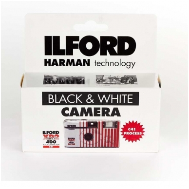 Vienkartinis fotoaparatas Ilford XP2 Super (27 kadrai) 1